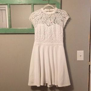 Short white dress